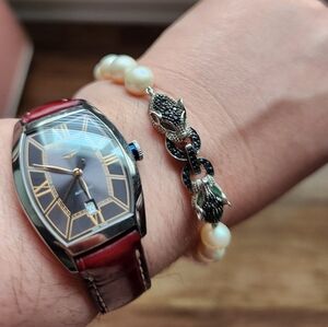 Ross Simons Pearl and Panther Bracelet